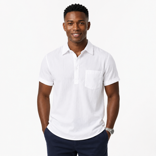 Linen Polo Shirt