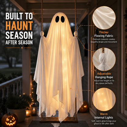 The Midnight Guest – 5FT Light-Up Swinging Ghost