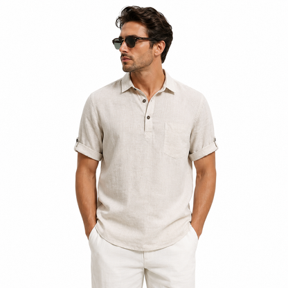 Linen Polo Shirt