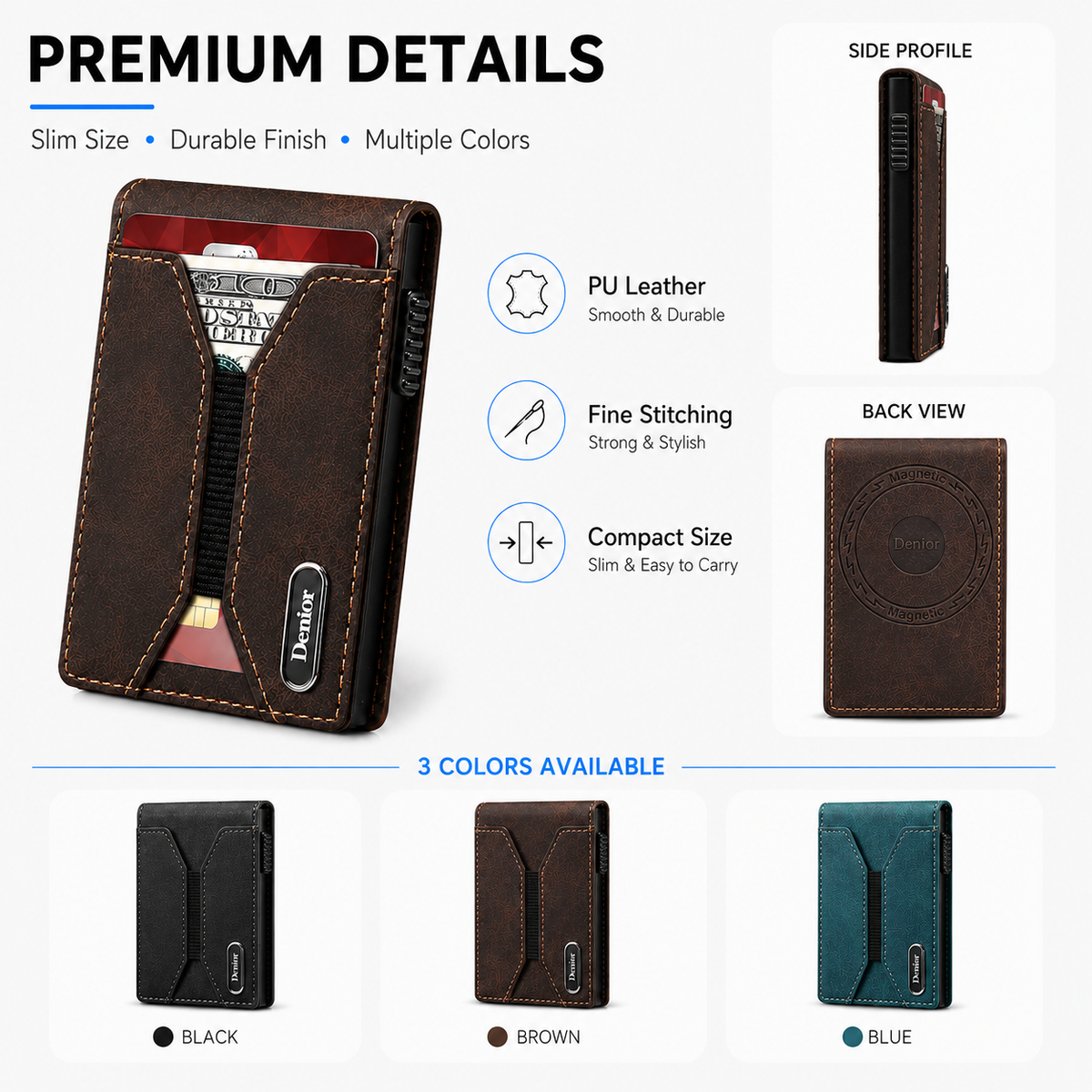 Denior MagPop Wallet