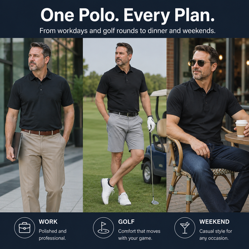 BreezeFit Roomy Fit Cooling Polo