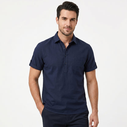 Linen Polo Shirt