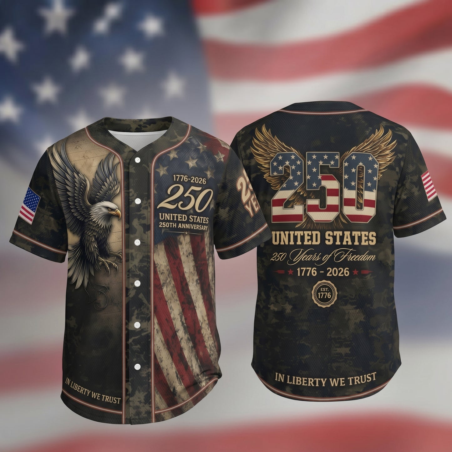 250th Anniversary Baseball Jersey