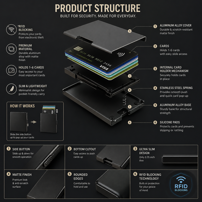 TILONSTAR RFID Card Wallet