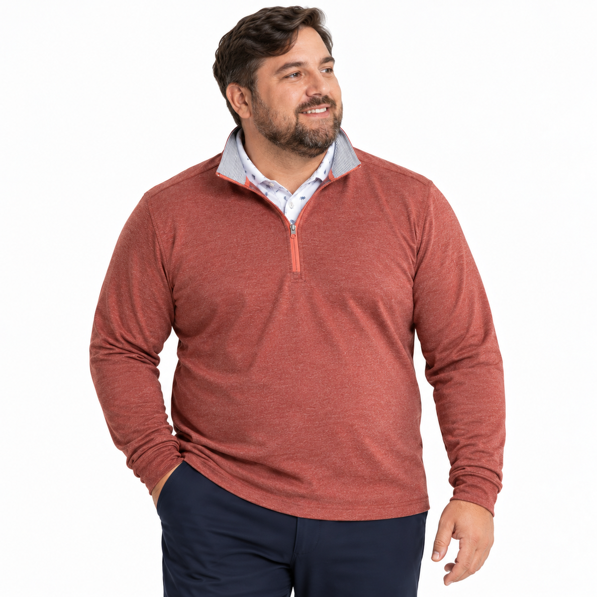 Moisture Wicking Quarter Zip Pullover