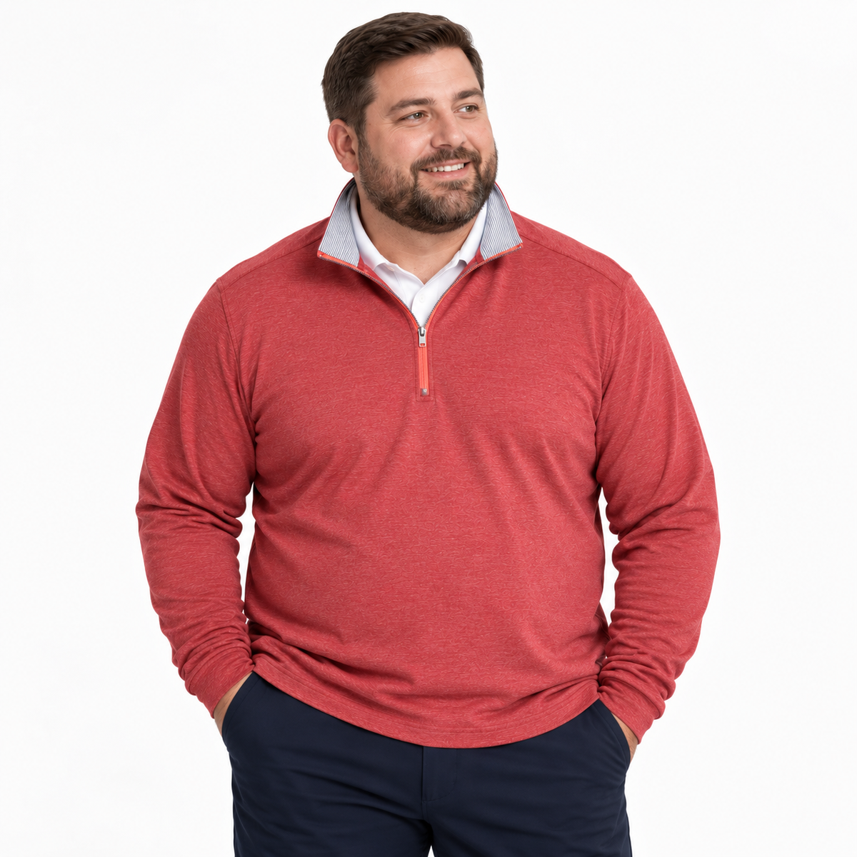 Moisture Wicking Quarter Zip Pullover