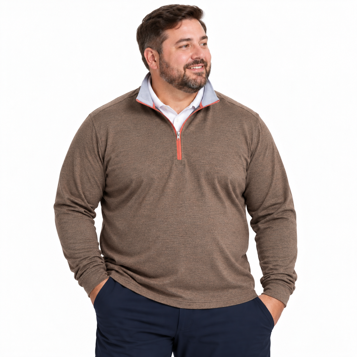 Moisture Wicking Quarter Zip Pullover