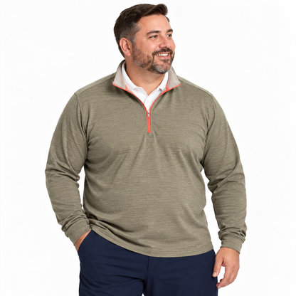 Moisture Wicking Quarter Zip Pullover