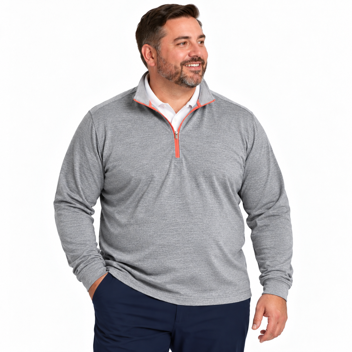 Moisture Wicking Quarter Zip Pullover