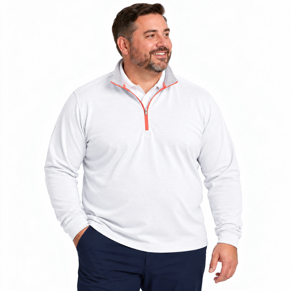 Moisture Wicking Quarter Zip Pullover