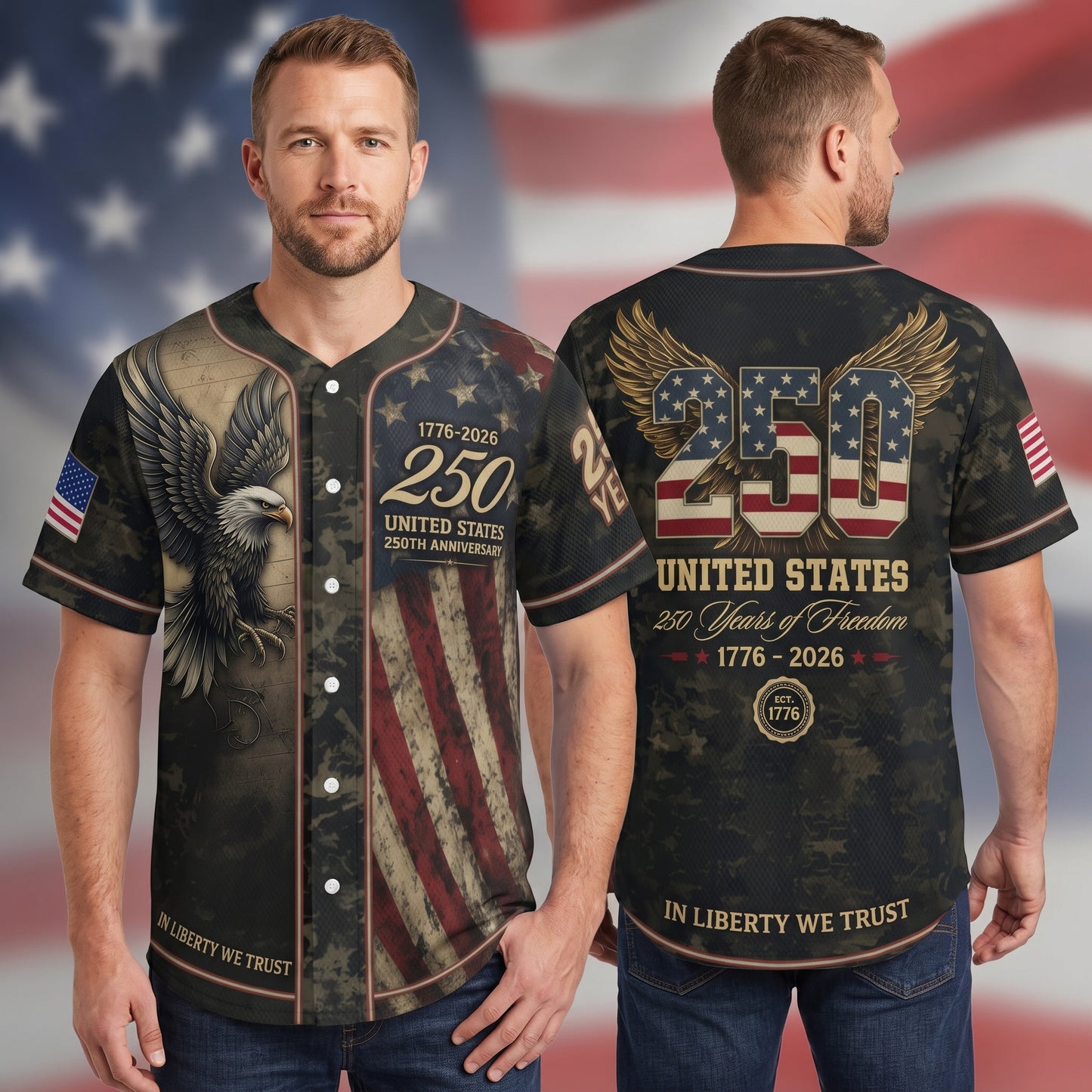 250th Anniversary Baseball Jersey