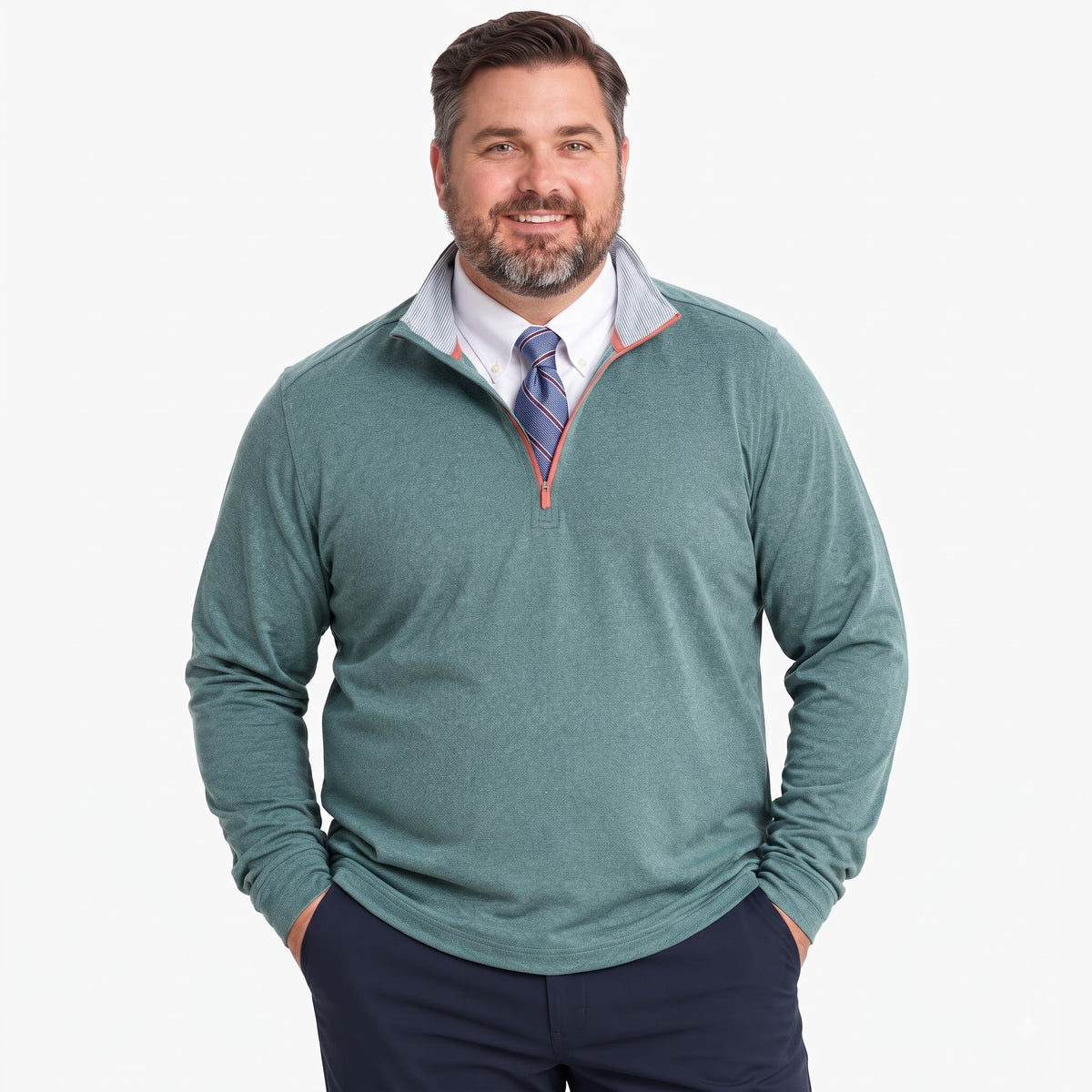 Moisture Wicking Quarter Zip Pullover