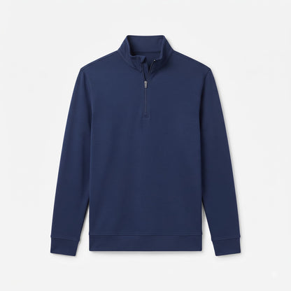 Ultra-Soft Brushed Fleece Lining Quarter zip Sweatshirt