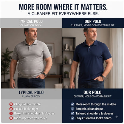 BreezeFit Roomy Fit Cooling Polo
