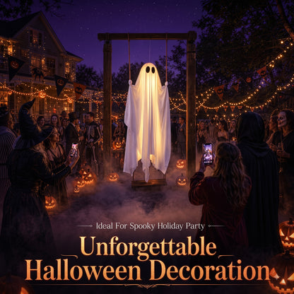 The Midnight Guest – 5FT Light-Up Swinging Ghost