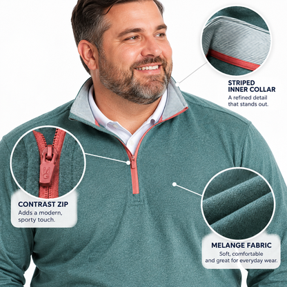 Moisture Wicking Quarter Zip Pullover
