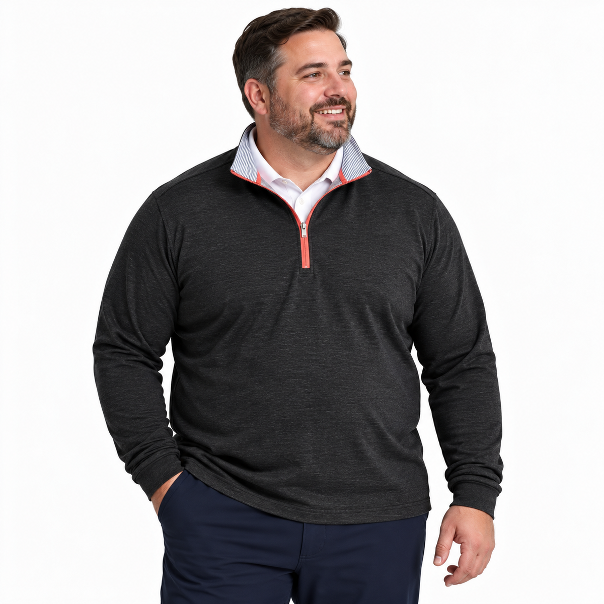 Moisture Wicking Quarter Zip Pullover