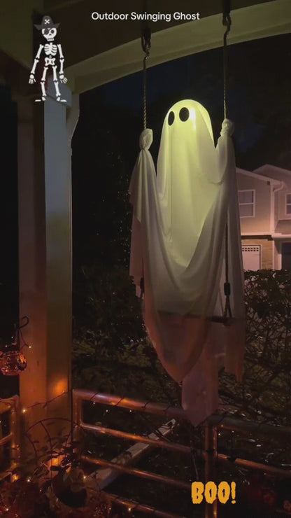 The Midnight Guest – 5FT Light-Up Swinging Ghost