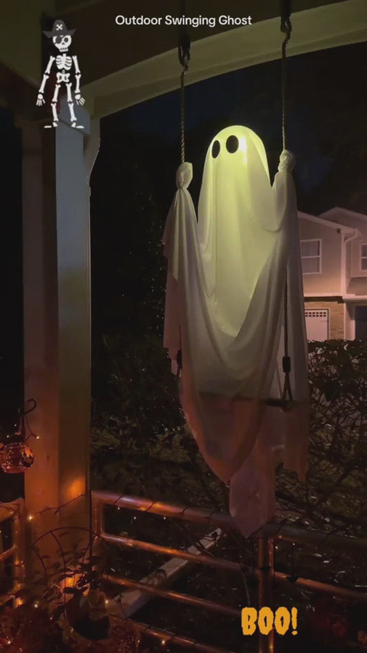 The Midnight Guest – 5FT Light-Up Swinging Ghost